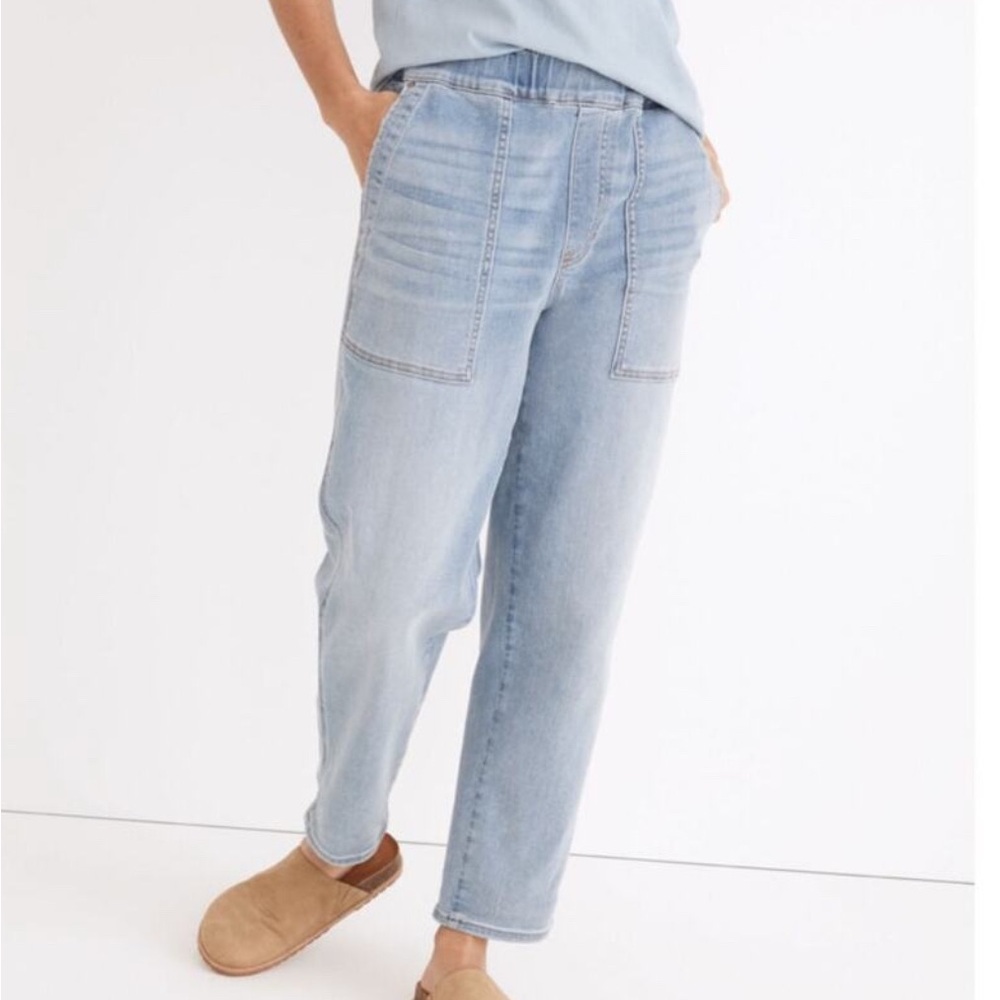 Madewell Light Wash Boyfriend Jeans